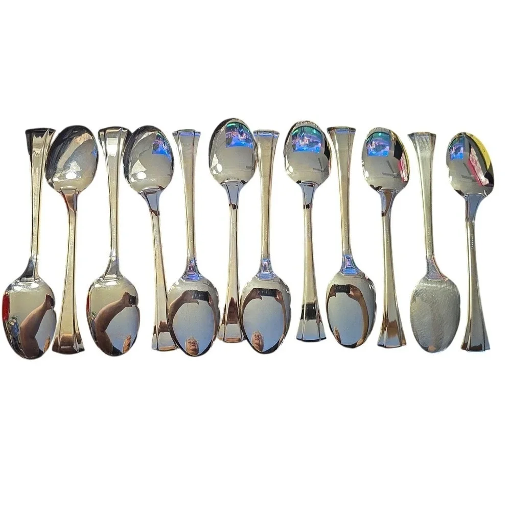 Sambonet Continental Arg French Sauce Spoon 5519‎ Silver Plated Elegant Serving